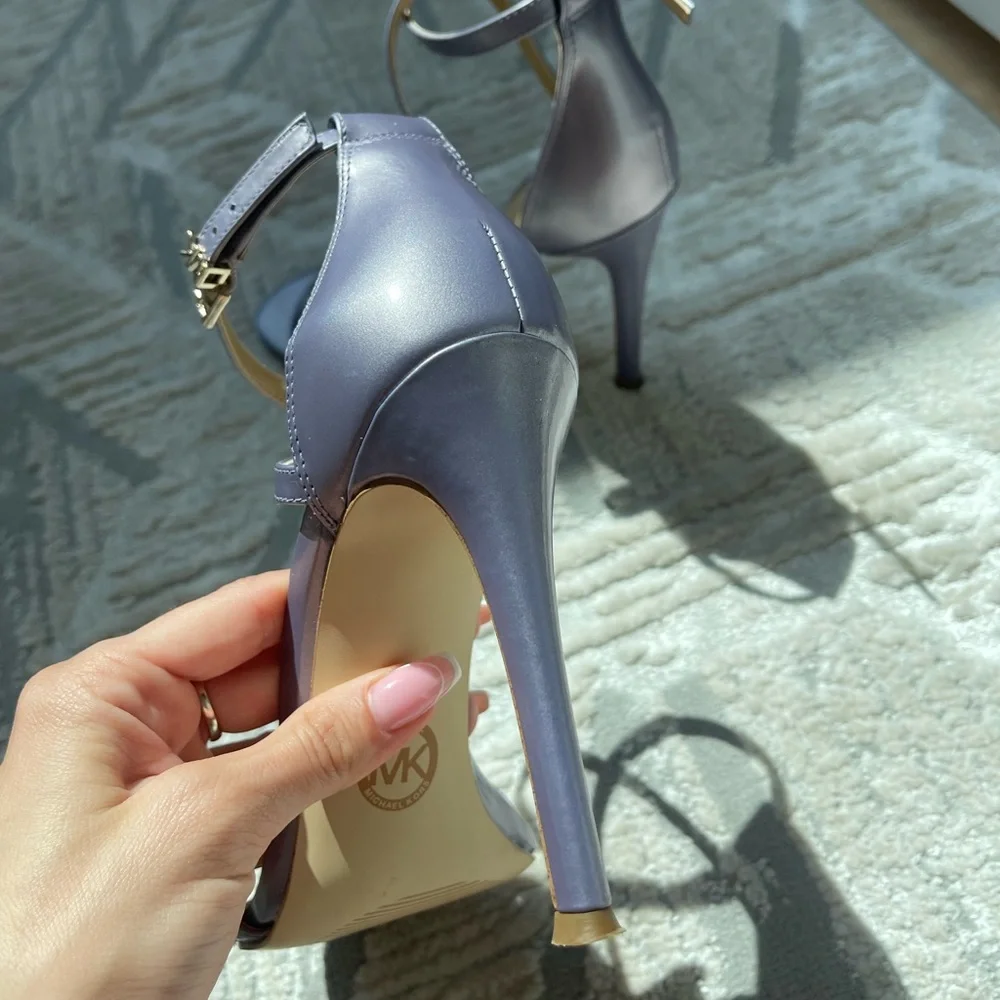 Michael Kors High Heel Sandals Purple light lavender size 6 (eur 36) woman - Picture 5 of 8